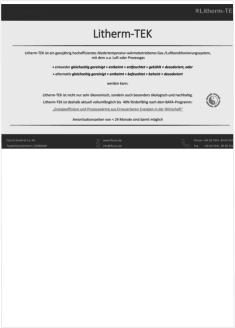 Litherm-TEK Lufttrocknung und Entkeimung